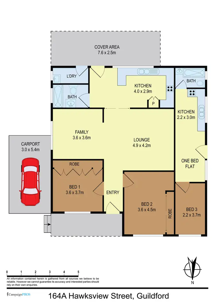 Floorplan of Homely house listing, 164a Hawksview Street, Guildford NSW 2161