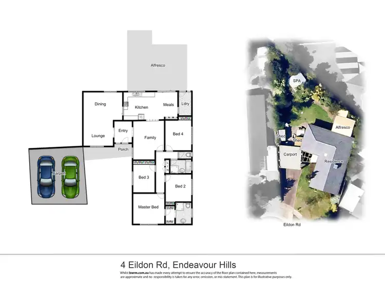 Floorplan of Homely house listing, 4 Eildon Road, Endeavour Hills VIC 3802