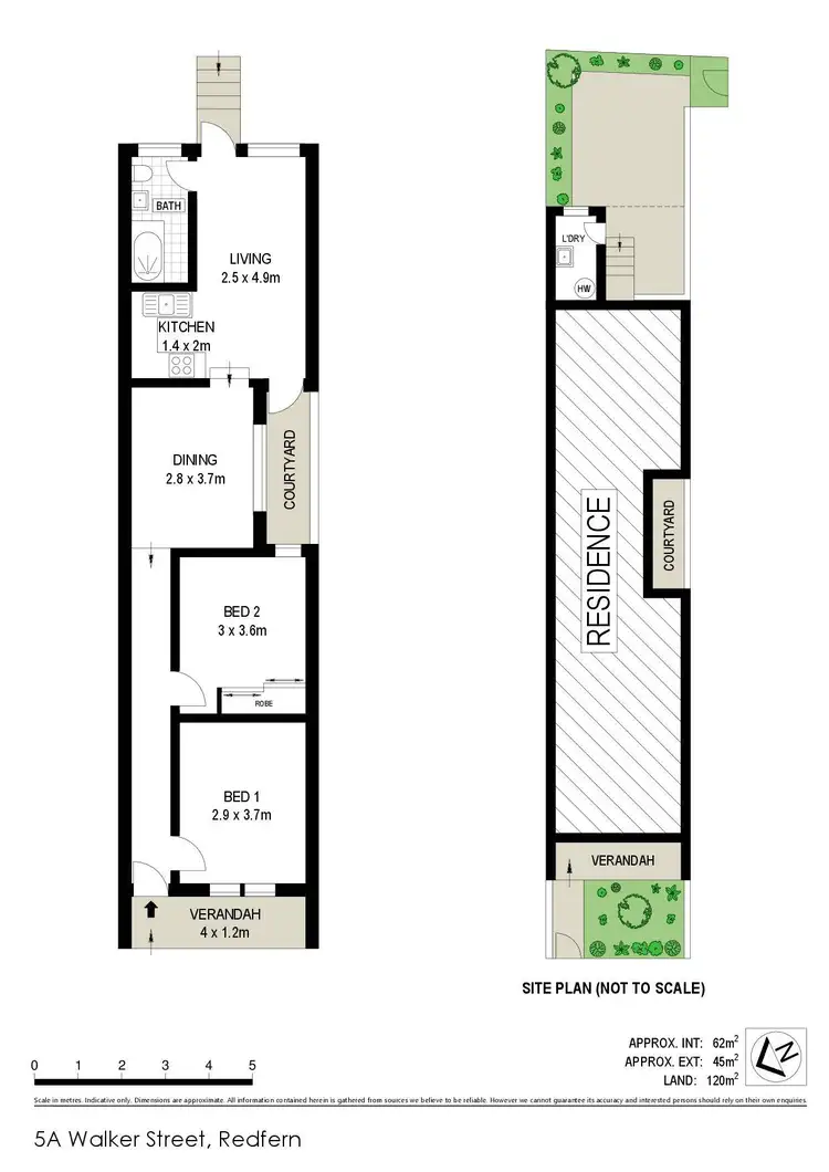 Floorplan of Homely house listing, 5A Walker Street, Redfern NSW 2016