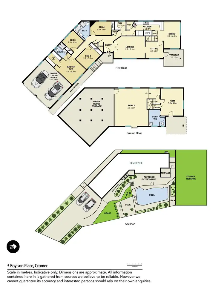 Floorplan of Homely house listing, 5 Boylson Place, Cromer NSW 2099