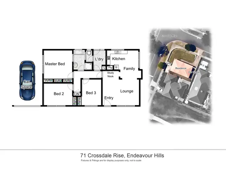 Floorplan of Homely house listing, 71 Crossdale Rise, Endeavour Hills VIC 3802