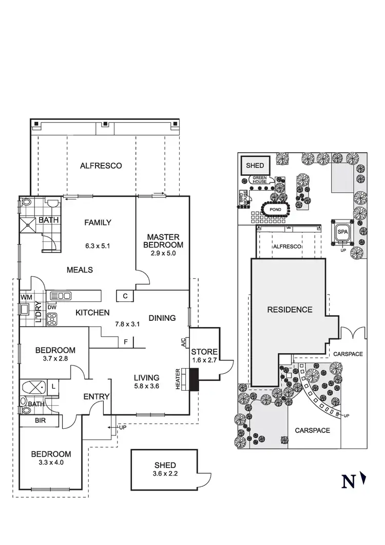 Floorplan of Homely house listing, 61 West Street, Hadfield VIC 3046