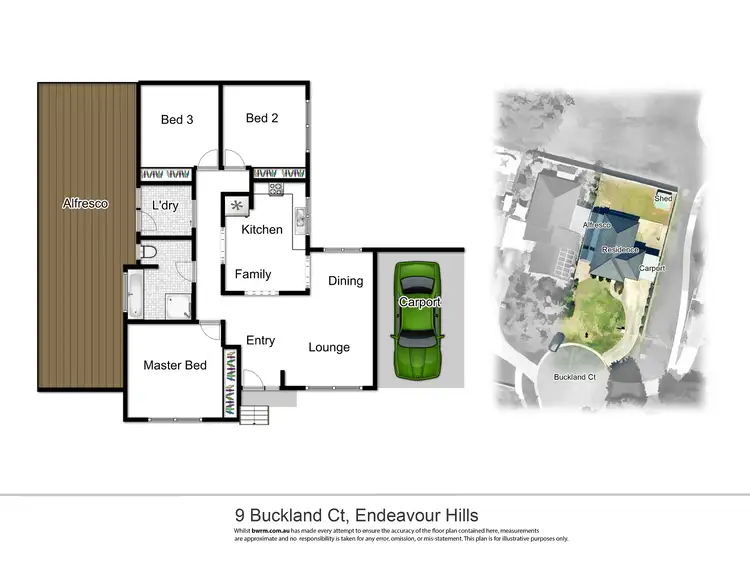 Floorplan of Homely house listing, 9 Buckland Court, Endeavour Hills VIC 3802