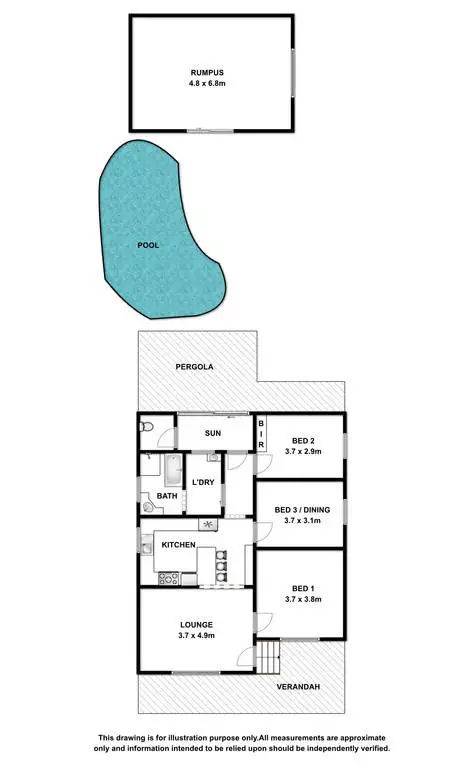 Floorplan of Homely house listing, 119 Jubilee East Highway, Mount Gambier SA 5290