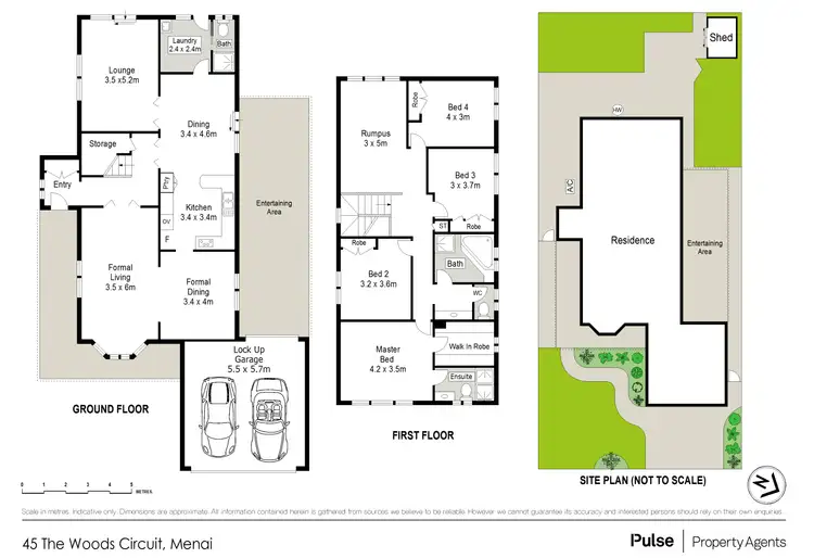 Floorplan of Homely house listing, 45 The Woods Circuit, Menai NSW 2234
