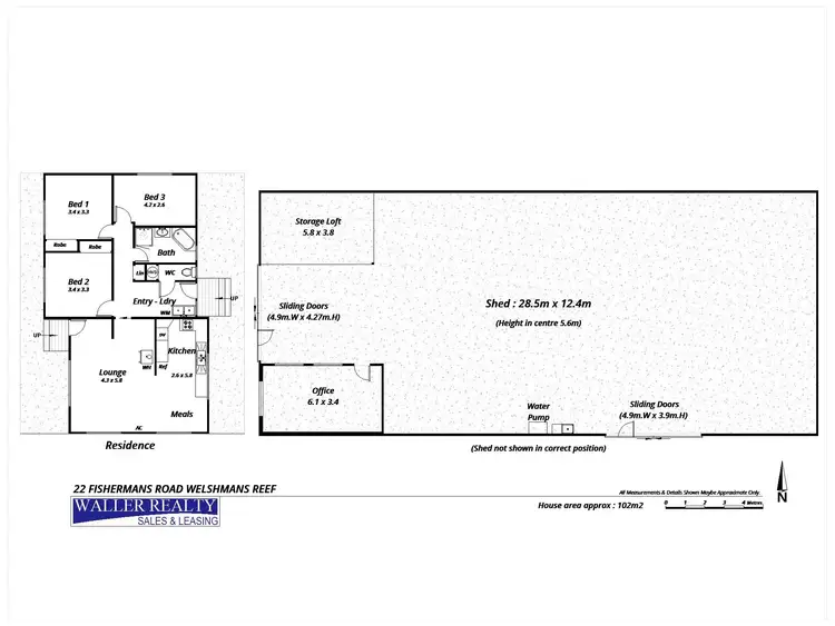Floorplan of Homely house listing, 22 Fishermans Road, Welshmans Reef VIC 3462