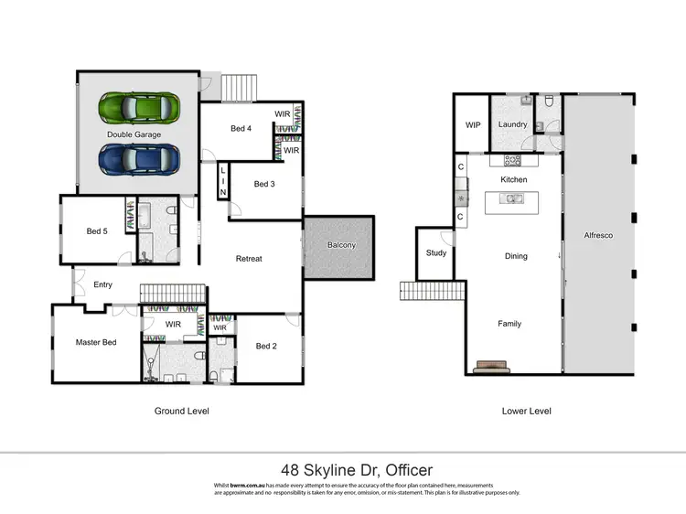 Floorplan of Homely house listing, 48 Skyline Drive, Officer VIC 3809