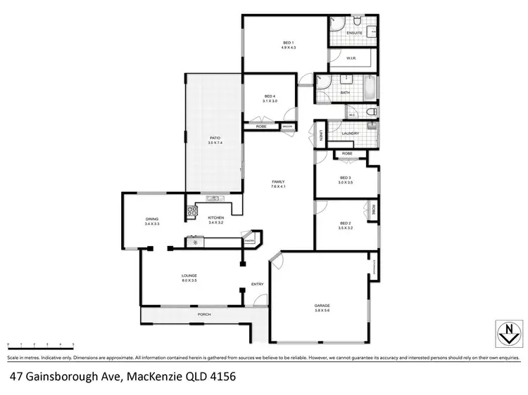 Floorplan of Homely house listing, 47 Gainsborough Avenue, Mackenzie QLD 4156