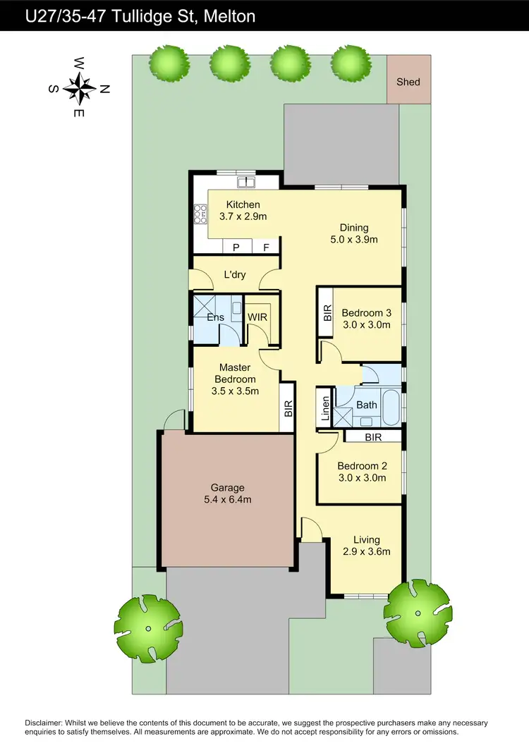 Floorplan of Homely unit listing, 27/35-47 Tullidge Street, Melton VIC 3337
