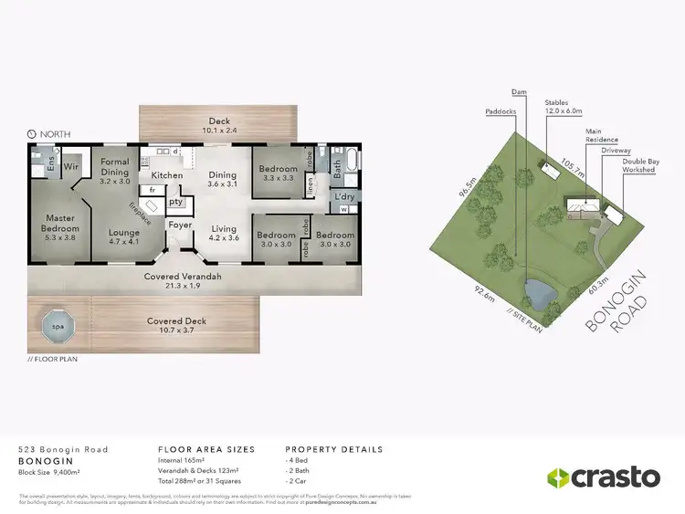 Floorplan of Homely house listing, 523 Bonogin Road, Bonogin QLD 4213