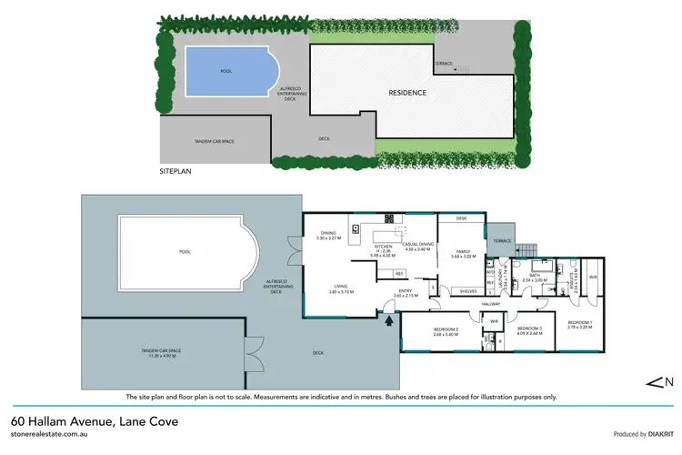Floorplan of Homely house listing, 60 Hallam Avenue, Lane Cove NSW 2066