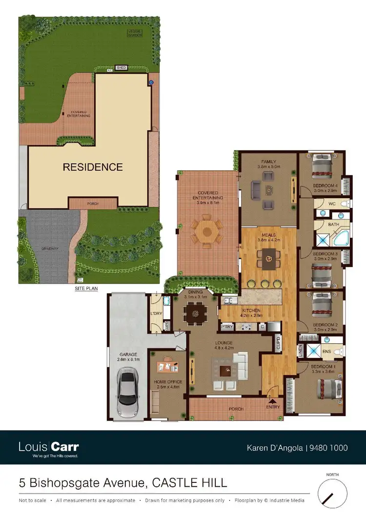 Floorplan of Homely house listing, 5 Bishopsgate Avenue, Castle Hill NSW 2154