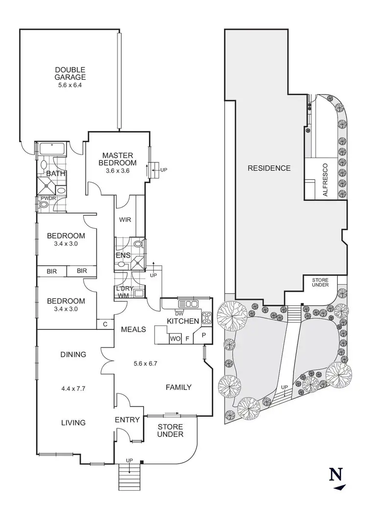 Floorplan of Homely unit listing, 1/10 Avon Street, Bulleen VIC 3105