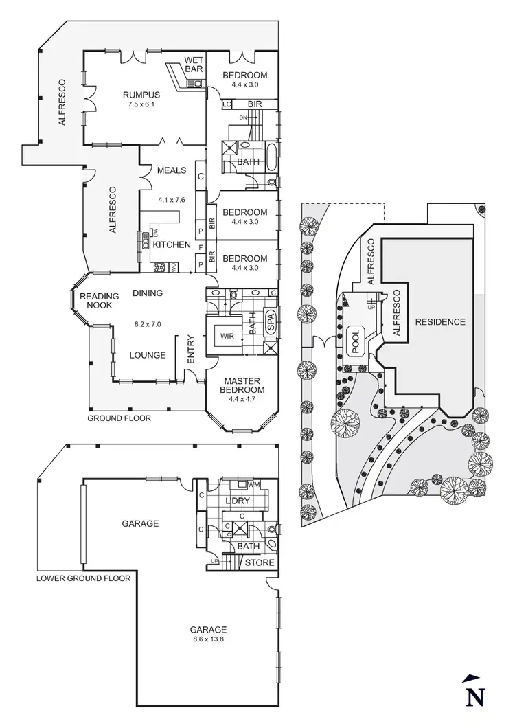 Floorplan of Homely house listing, 3 David Road, Templestowe Lower VIC 3107