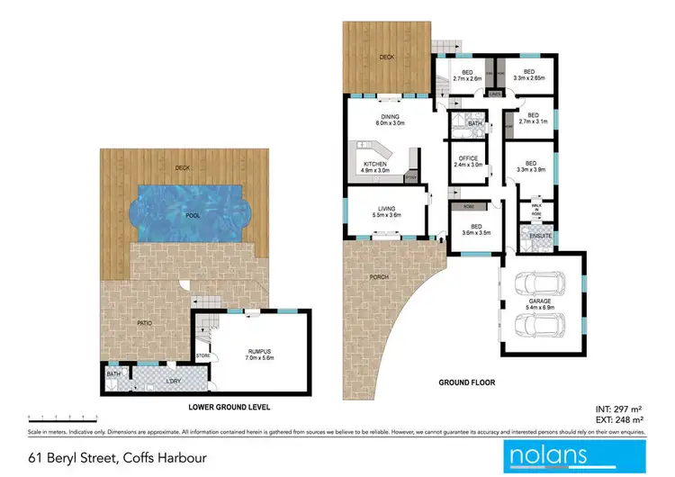 Floorplan of Homely house listing, 61 Beryl Street, Coffs Harbour NSW 2450