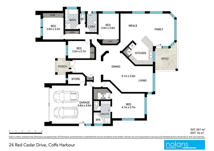 Floorplan of Homely house listing, 24 Red Cedar Drive, Coffs Harbour NSW 2450