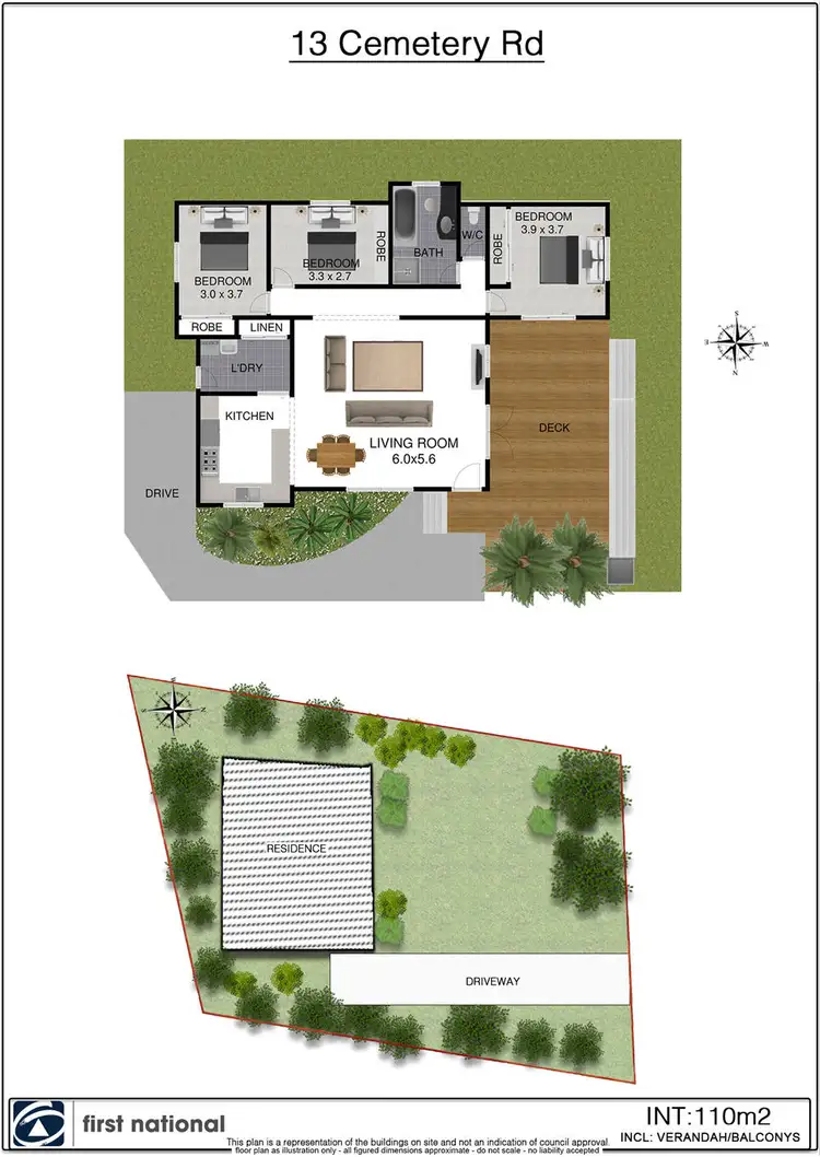 Floorplan of Homely house listing, 13 Cemetery Road, Byron Bay NSW 2481