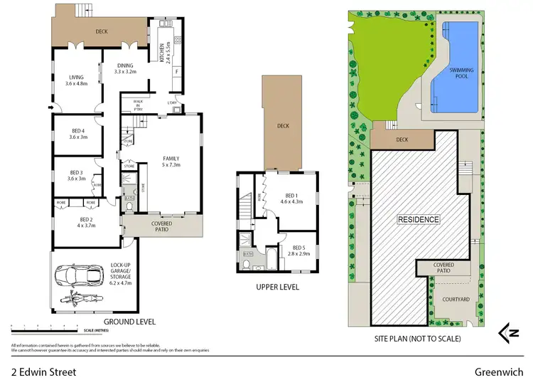 Floorplan of Homely house listing, 2 Edwin Street, Greenwich NSW 2065