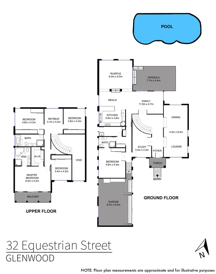 Floorplan of Homely house listing, 32 Equestrian Street, Glenwood NSW 2768