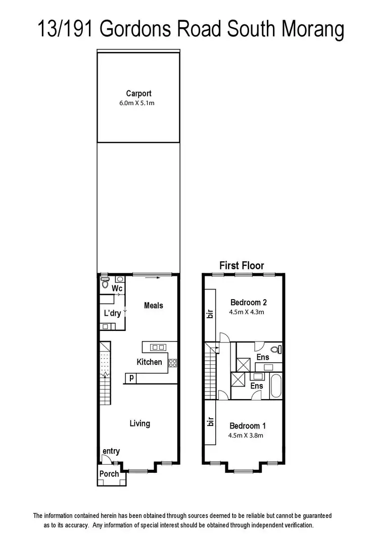 Floorplan of Homely block of units listing, 13/191 Gordons Road, South Morang VIC 3752
