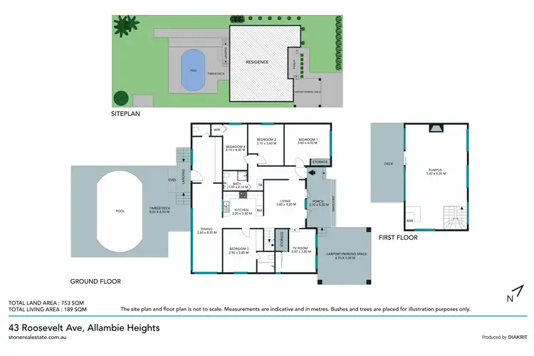 Floorplan of Homely house listing, 43 Roosevelt Avenue, Allambie Heights NSW 2100