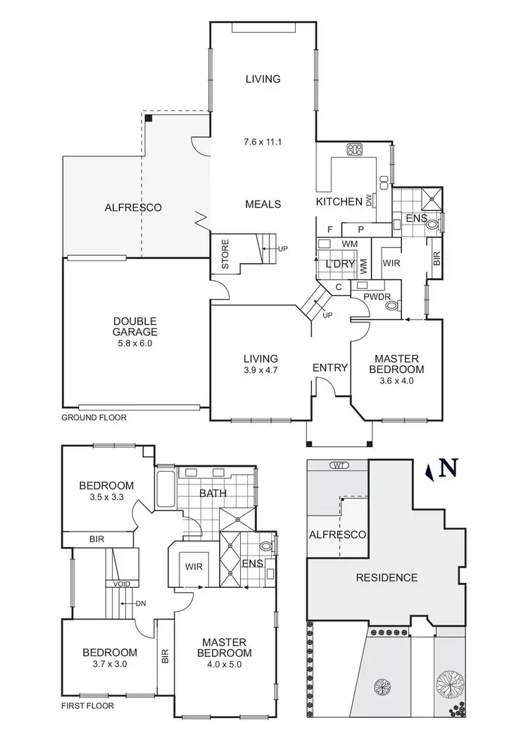 Floorplan of Homely house listing, 1/66 Anderson Street, Templestowe VIC 3106