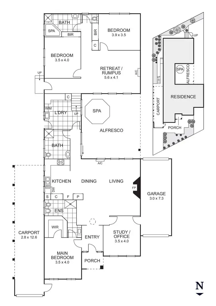 Floorplan of Homely house listing, 2A Austin Street, Bulleen VIC 3105