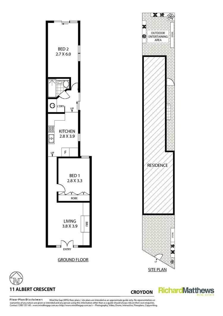 Floorplan of Homely house listing, 11 Albert Crescent, Croydon NSW 2132