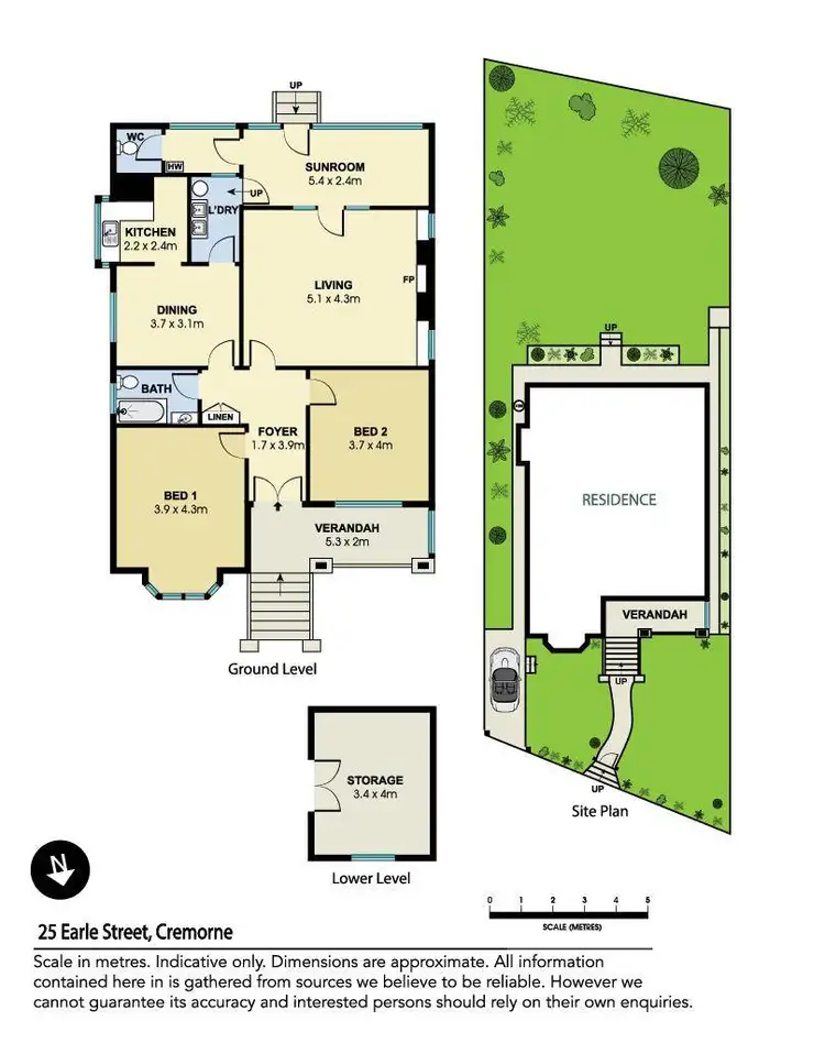 Floorplan of Homely house listing, 25 Earle Street, Cremorne NSW 2090
