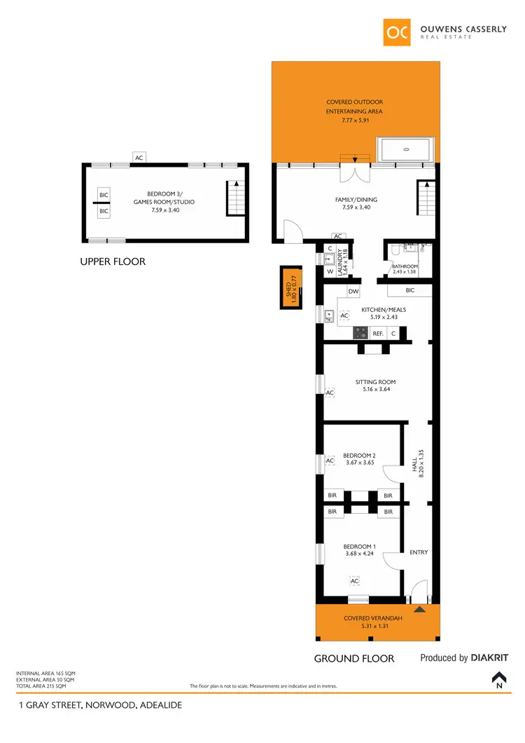 Floorplan of Homely house listing, 1 Gray Street, Norwood SA 5067