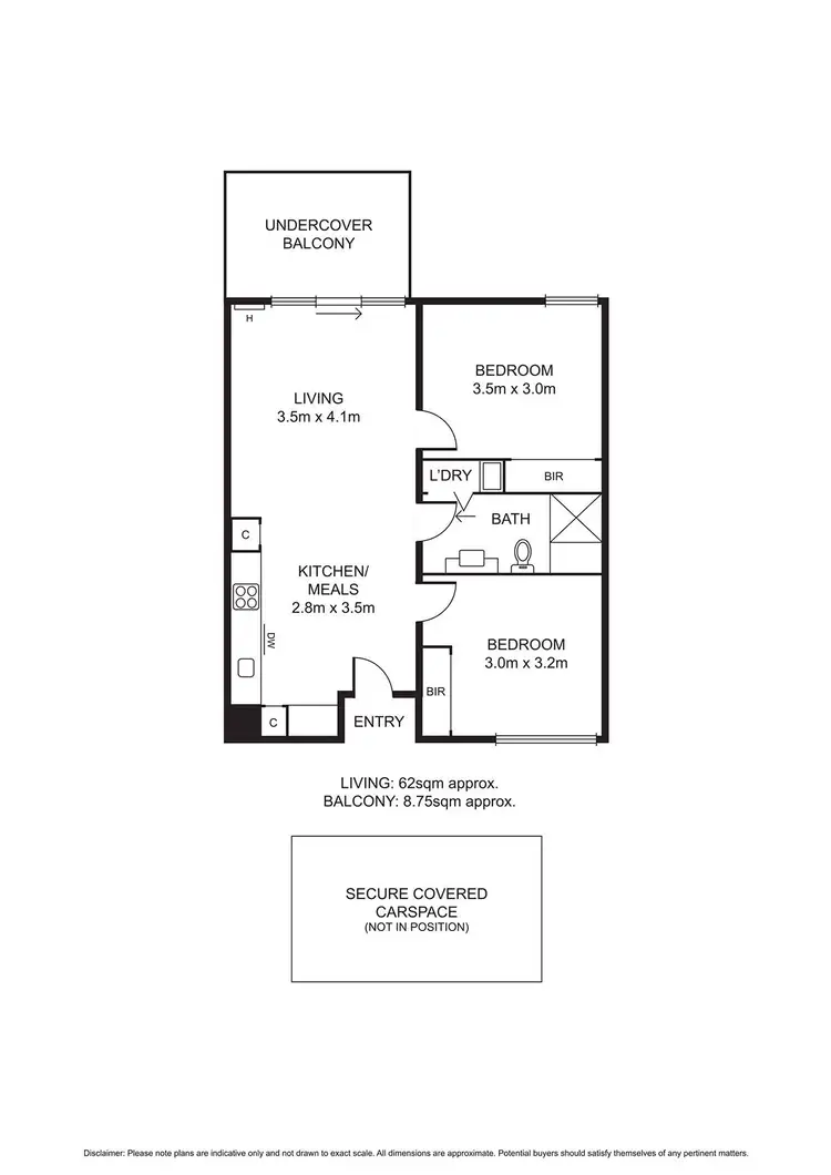 Floorplan of Homely apartment listing, 326/14-20 Nicholson Street, Coburg VIC 3058