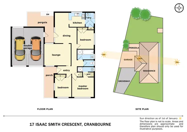 Floorplan of Homely house listing, 17 Isaac Smith Crescent, Cranbourne VIC 3977