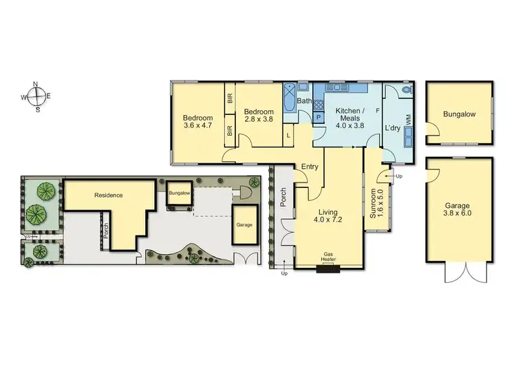 Floorplan of Homely house listing, 299 Station Street, Fairfield VIC 3078