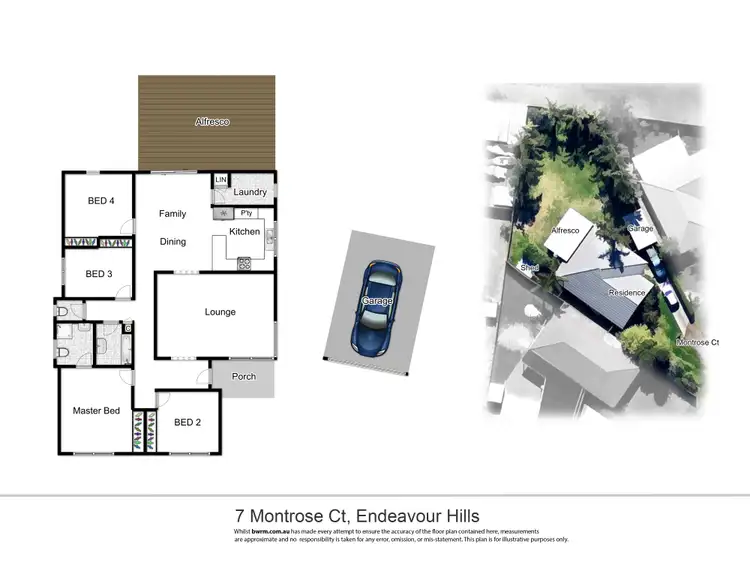 Floorplan of Homely house listing, 7 Montrose Court, Endeavour Hills VIC 3802
