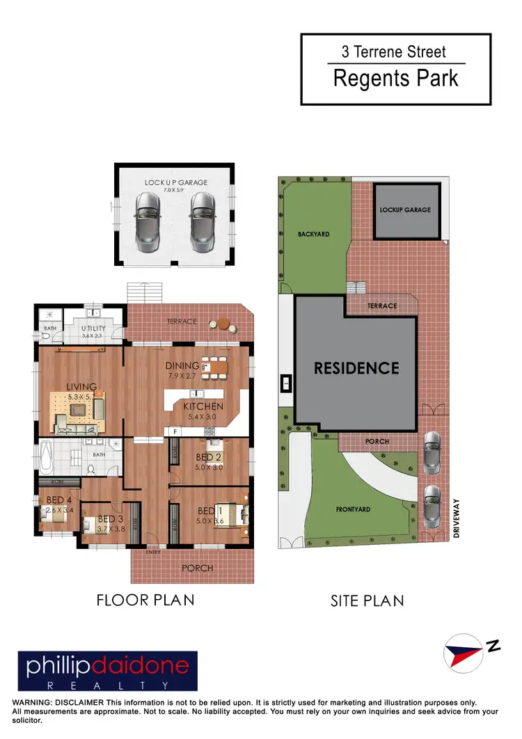 Floorplan of Homely house listing, 3 Terrene Street, Regents Park NSW 2143