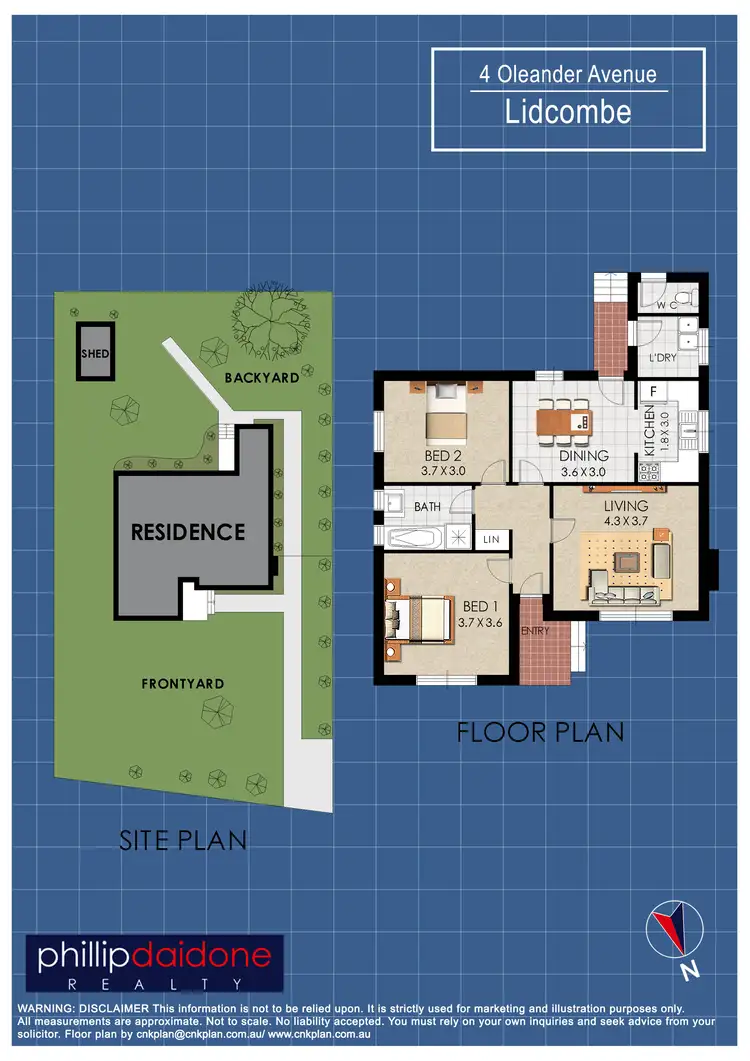 Floorplan of Homely house listing, Level 1/4 Oleander Avenue, Lidcombe NSW 2141