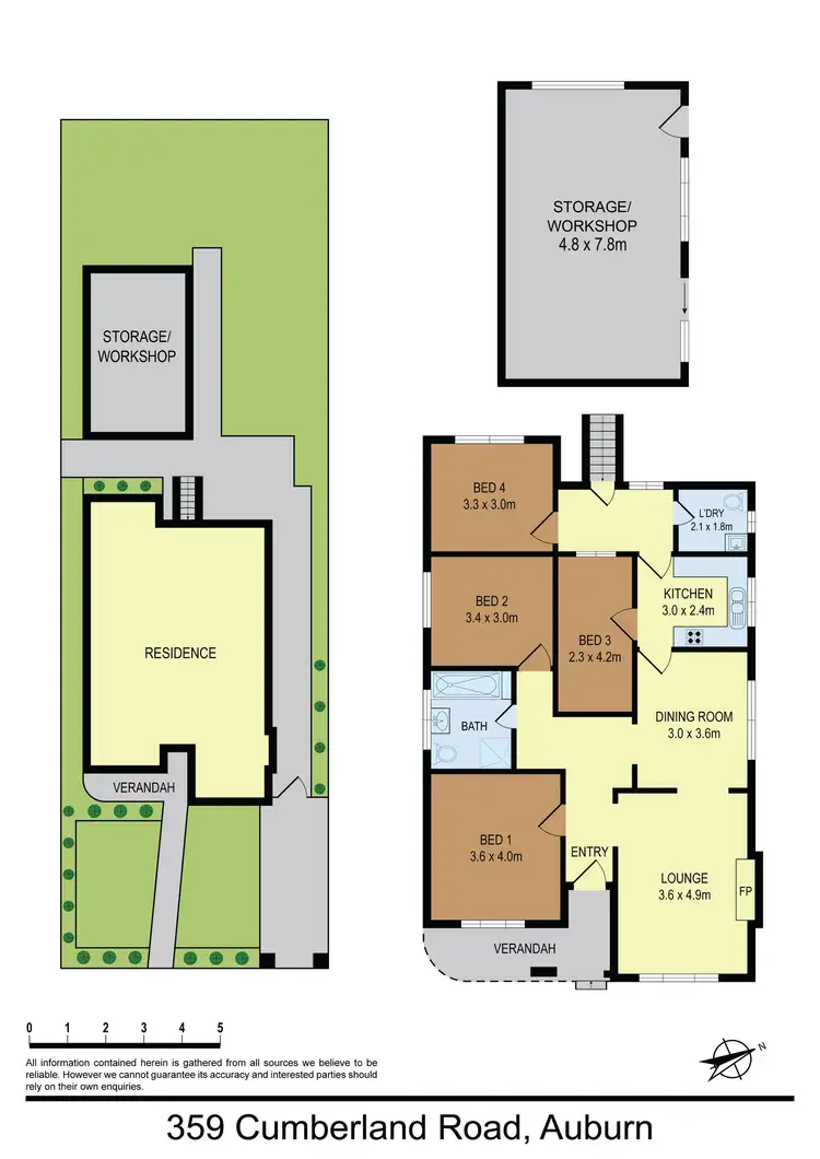 Floorplan of Homely house listing, 359 Cumberland Road, Auburn NSW 2144