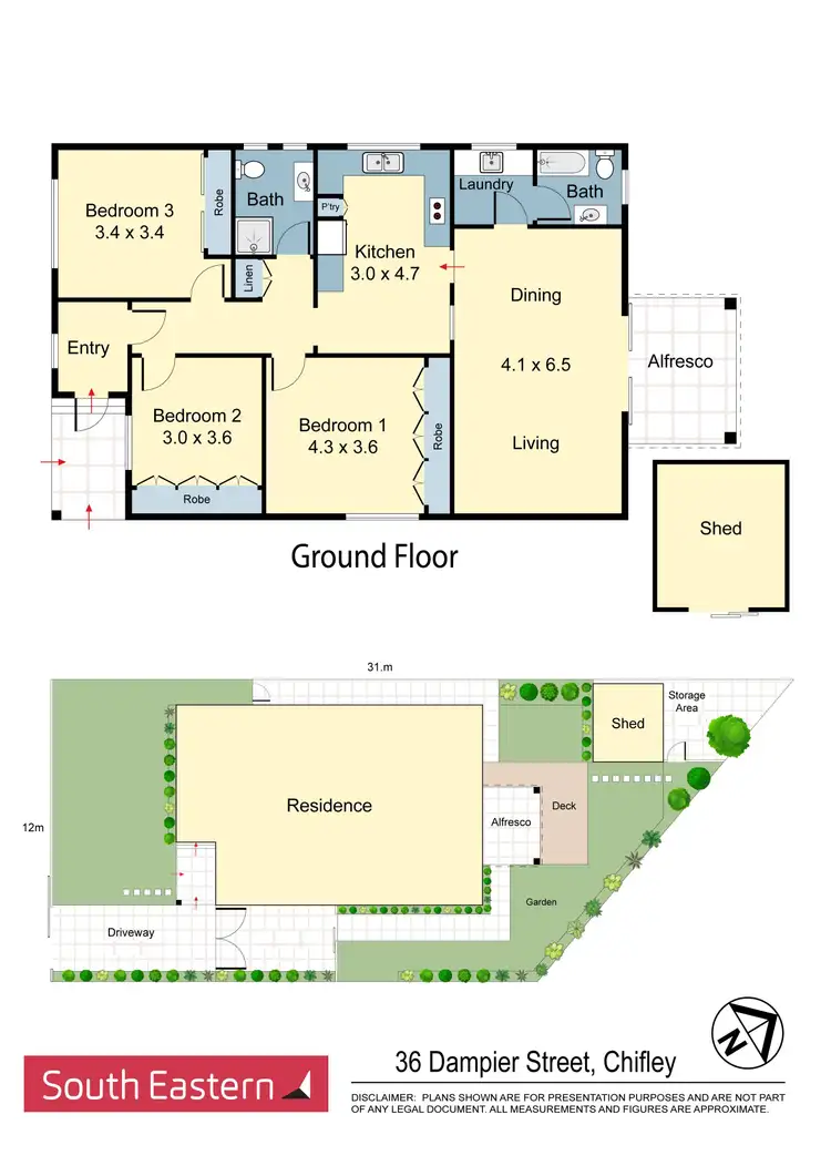 Floorplan of Homely house listing, 36 Dampier Street, Chifley NSW 2036