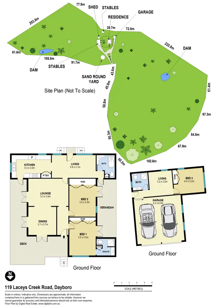 Floorplan of Homely house listing, 119 Laceys Creek Road, Dayboro QLD 4521
