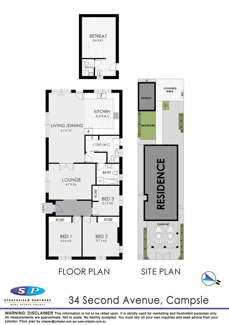 Floorplan of Homely house listing, 34 Second Avenue, Campsie NSW 2194