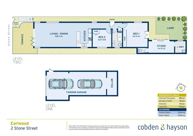 Floorplan of Homely house listing, 2 Stone Street, Earlwood NSW 2206