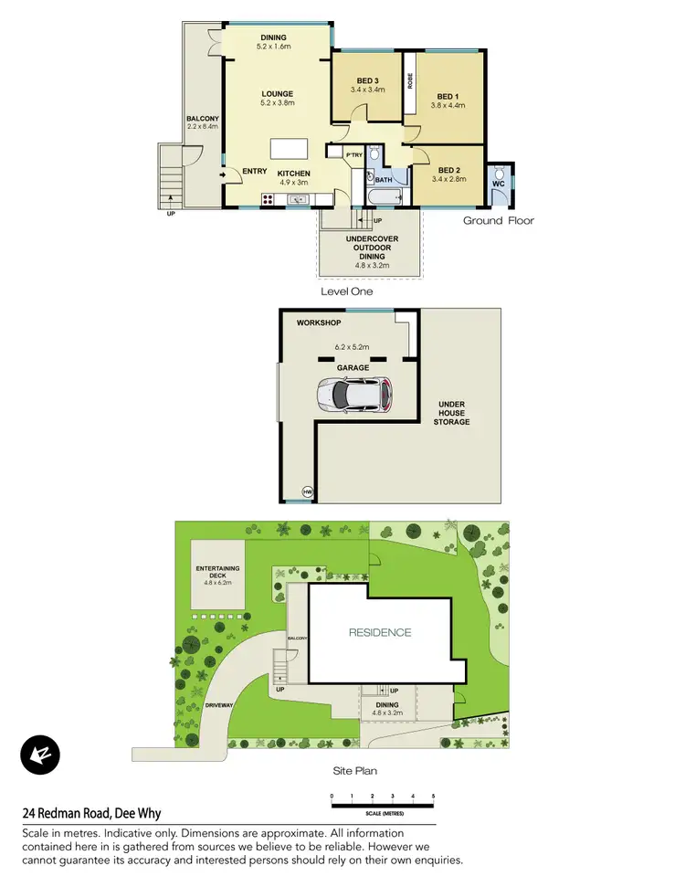 Floorplan of Homely house listing, 24 Redman Road, Dee Why NSW 2099