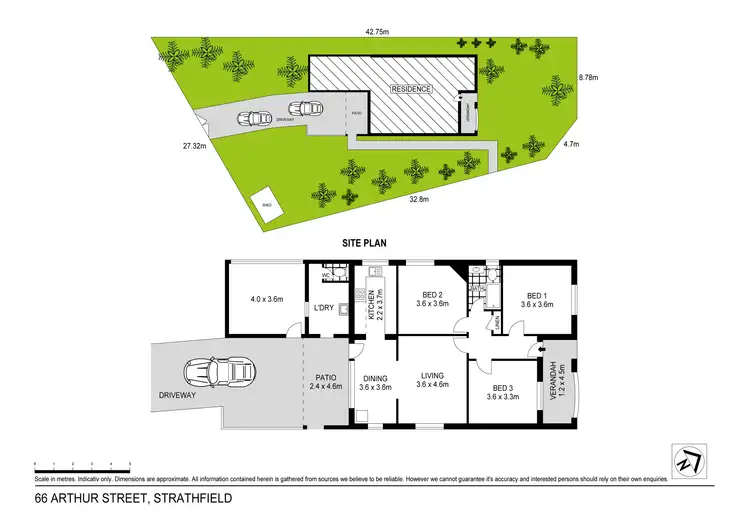 Floorplan of Homely house listing, 66 Arthur Street, Strathfield NSW 2135