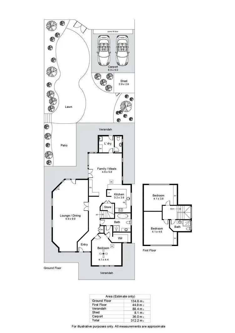 Floorplan of Homely house listing, 33a Seventh Avenue, St Peters SA 5069