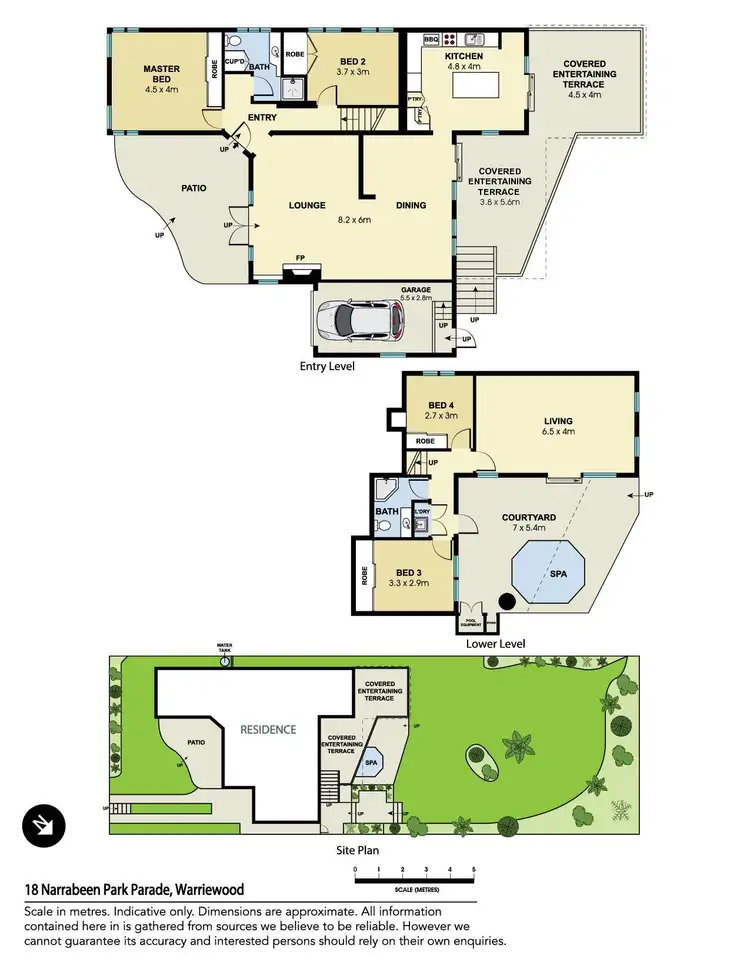 Floorplan of Homely house listing, 18 Narrabeen Park Parade, Warriewood NSW 2102