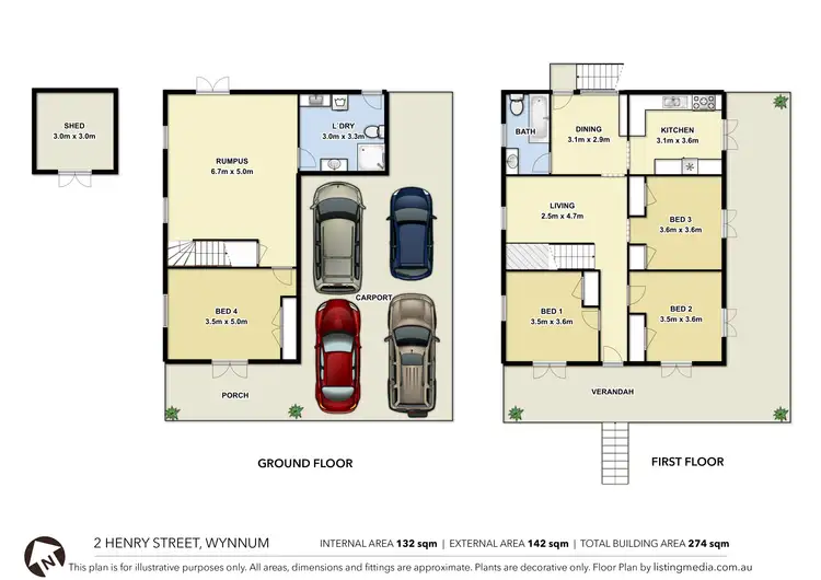 Floorplan of Homely house listing, 2 Henry Street, Wynnum QLD 4178