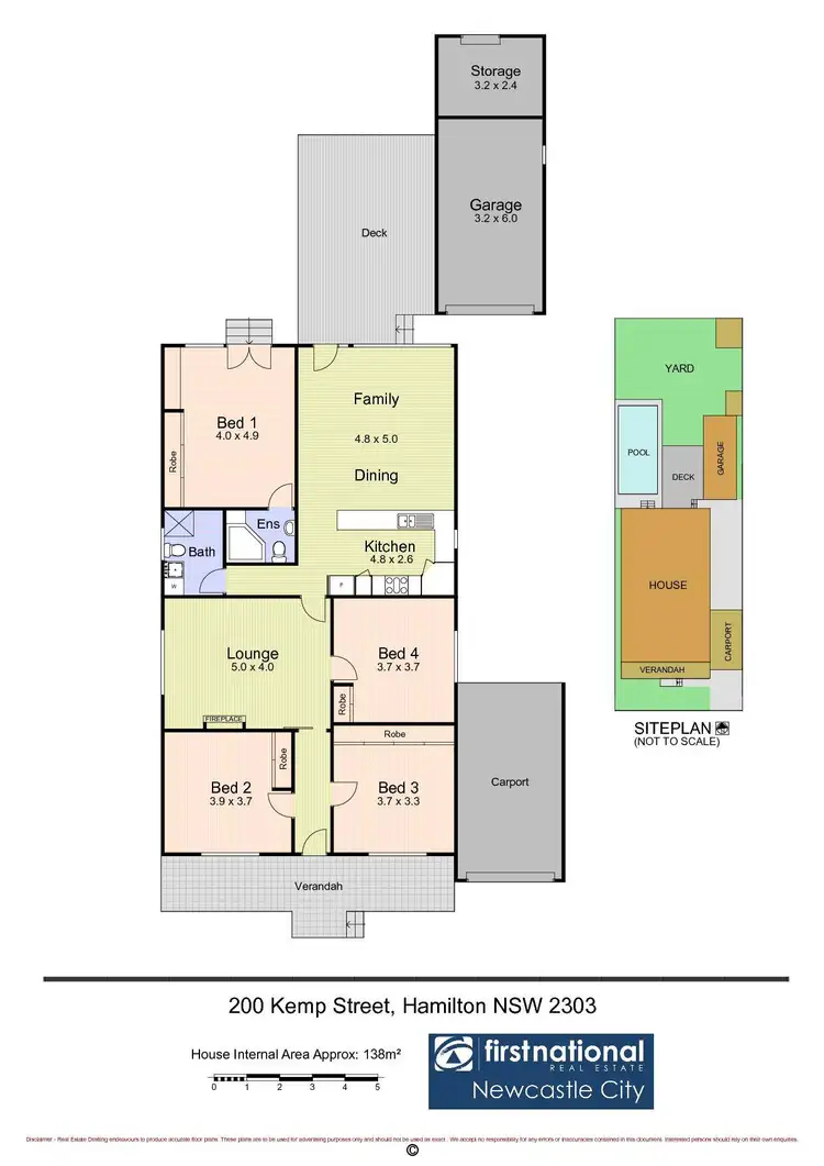 Floorplan of Homely house listing, 200 Kemp Street, Hamilton South NSW 2303