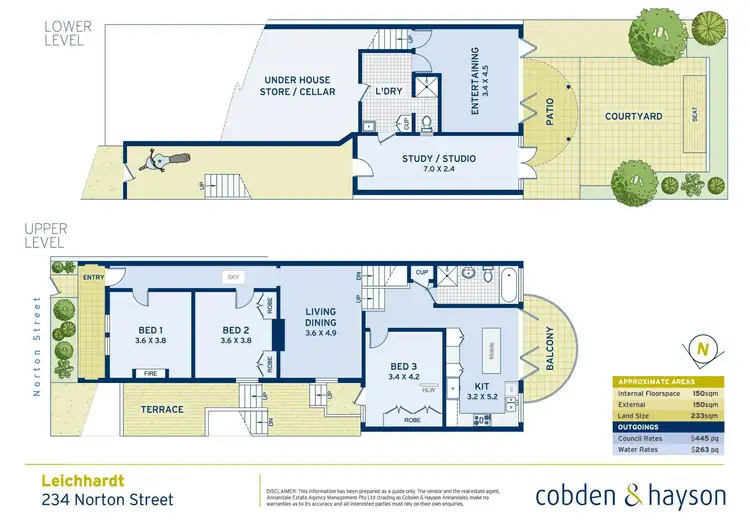 Floorplan of Homely house listing, 234 Norton Street, Leichhardt NSW 2040