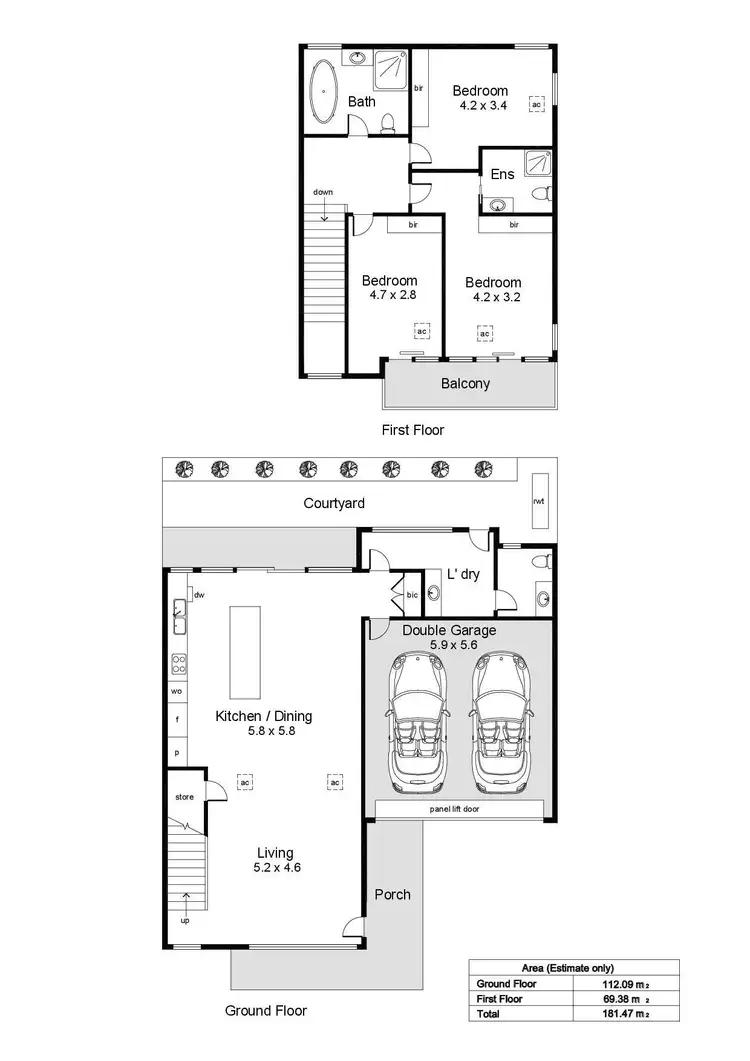 Floorplan of Homely house listing, 2B First Avenue, Glenelg East SA 5045
