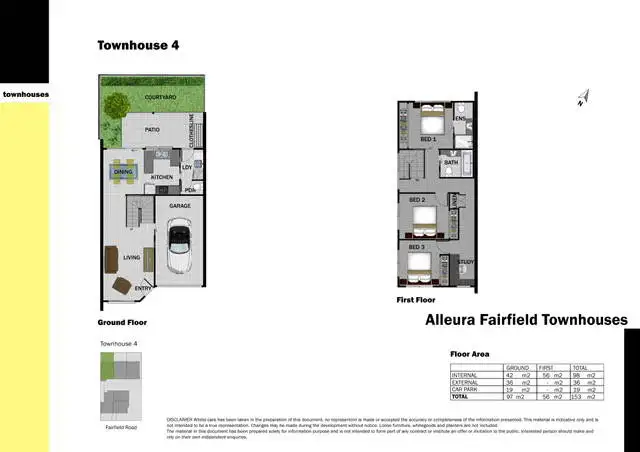 Floorplan of Homely townhouse listing, Address available on request